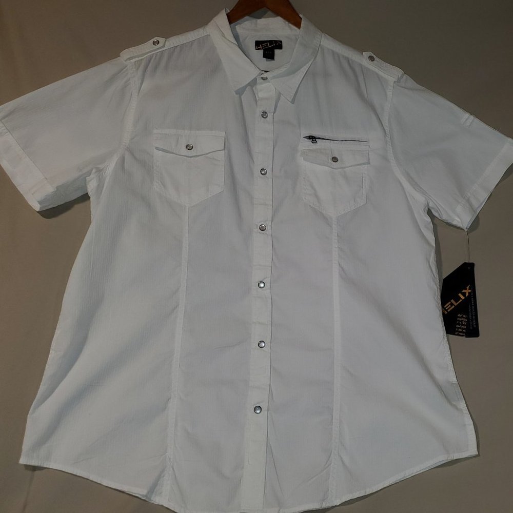 Pearl Snap Helix NWT Short Sleeve Shirt